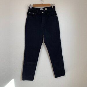 Vintage Black Calvin Klein Mom Jeans Leather Patch Size 8